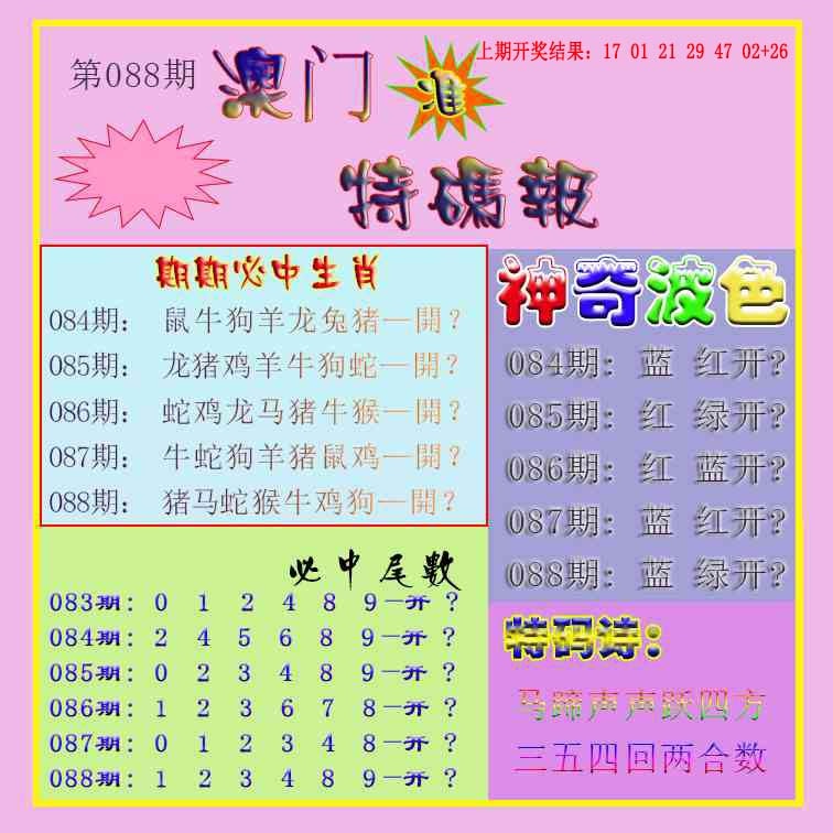 088期生财有道特码报[图]