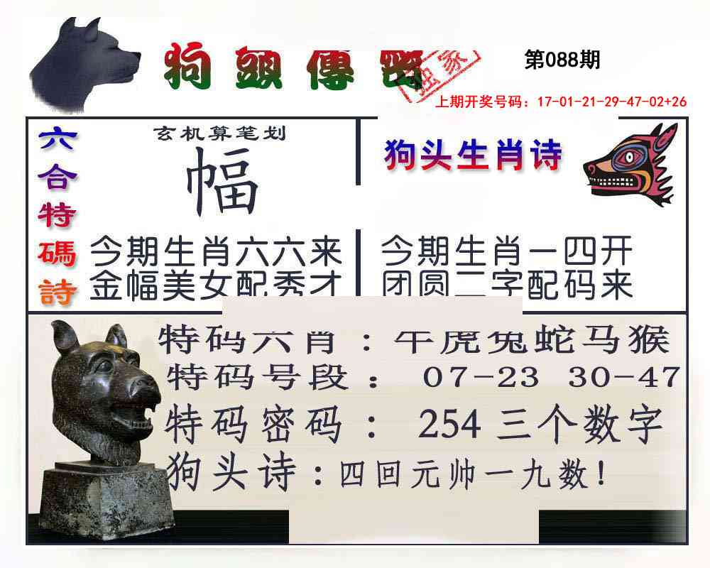 088期狗头传密[图]
